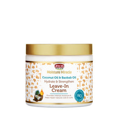 African Pride Moisture Miracle Coconut Oil & Baobab Oil Leave In Cream - Beauty Bar & Supply
