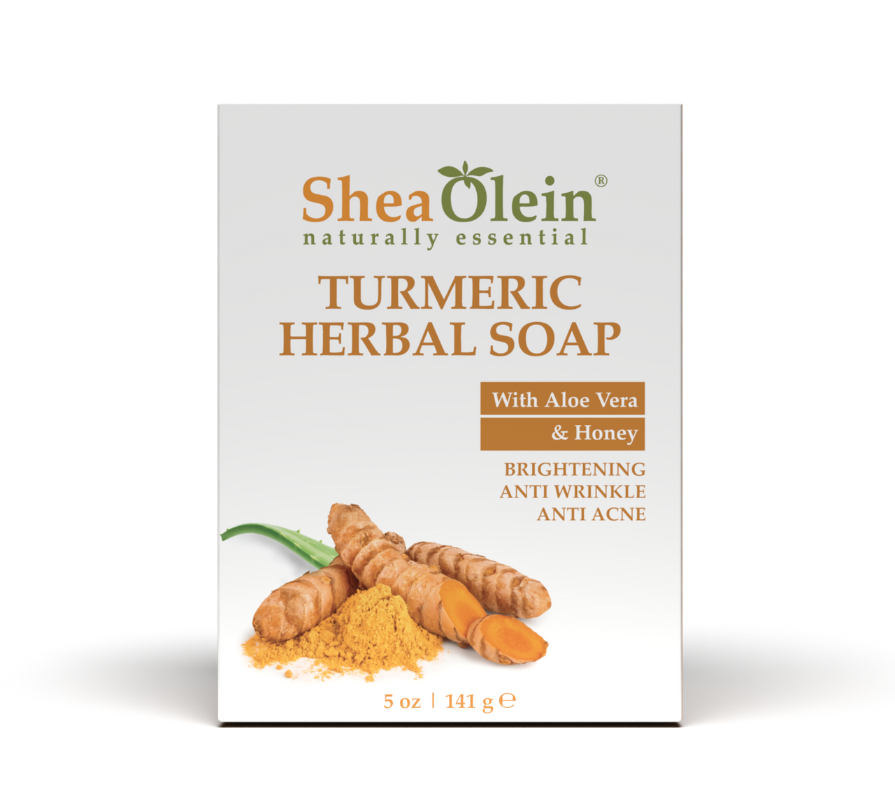 Shea Olein Turmeric Herbal Soap with Aloe Vera & Honey - Beauty Bar & Supply