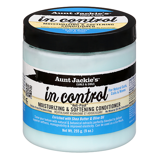 Aunt Jackie's Curls & Coils In Control Anti-Poof Moisturizing & Softening Conditioner - Beauty Bar & Supply