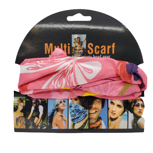 Pastel Collection Floral Multifunctional Headwrap-Assorted Colors - Beauty Bar & Supply