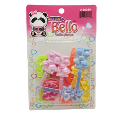 Bello Collection Hair Barrette-Assorted Pastel #20089 - Beauty Bar & Supply
