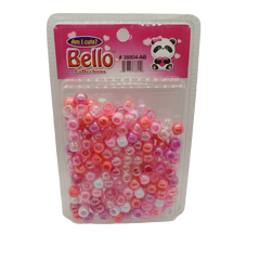 Bello Collections Beads-Assorted Pink Tones #38804AB - Beauty Bar & Supply