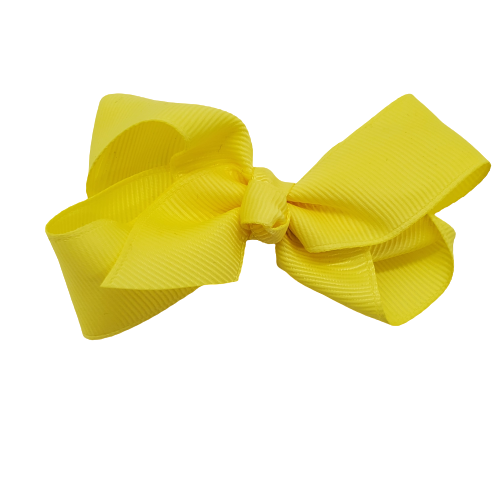 Fabric 3" Hair Bow-Assorted Colors - Beauty Bar & Supply