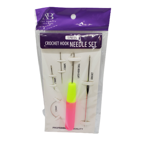 Ana Beauty 5 piece Crochet Hook Needle Set - Beauty Bar & Supply