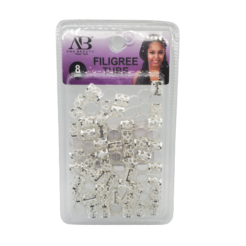 Ana Beauty Filigree Tube 8mm - Beauty Bar & Supply