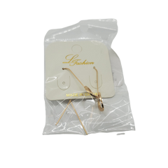 L Fashion Silver or Gold Circle Earrings - Beauty Bar & Supply