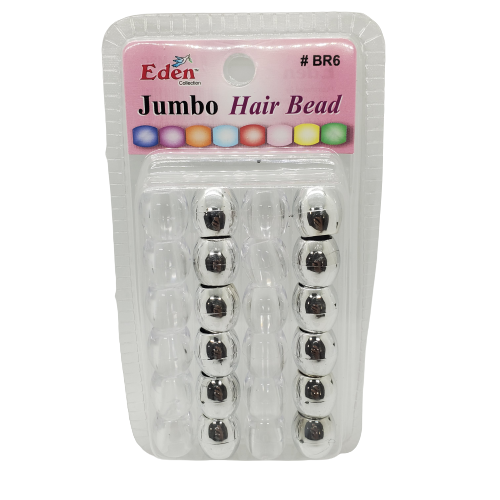 Eden Collection Jumbo Hair Beads-BR6 - Beauty Bar & Supply