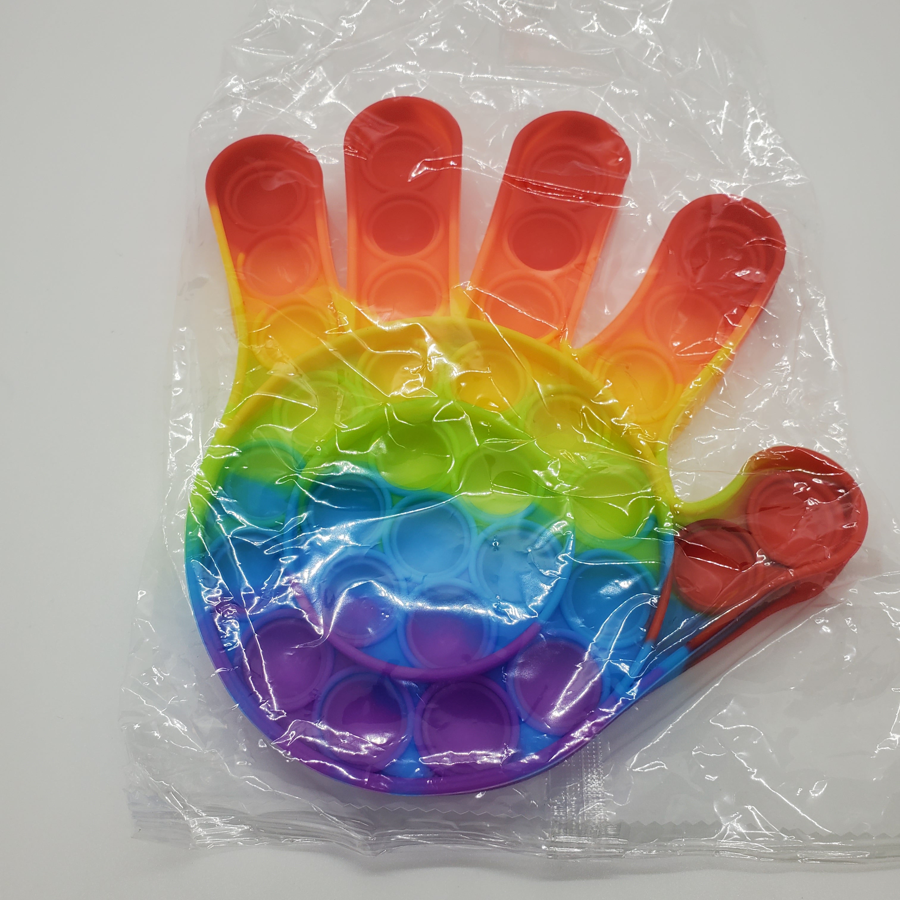 Push Bubble Pop It Rainbow Silicone Fidget Sensory Toy - Beauty Bar & Supply