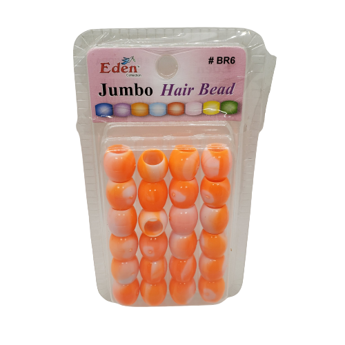 Eden Collection Jumbo Hair Beads-BR6 - Beauty Bar & Supply
