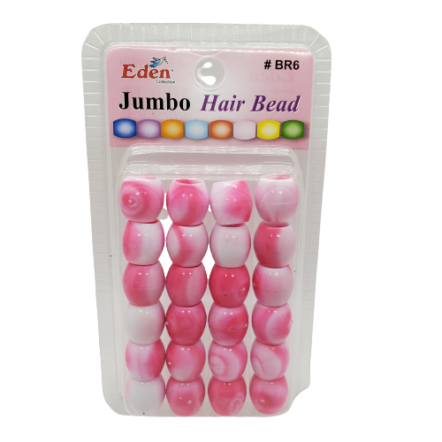 Eden Collection Jumbo Hair Beads-BR6 - Beauty Bar & Supply