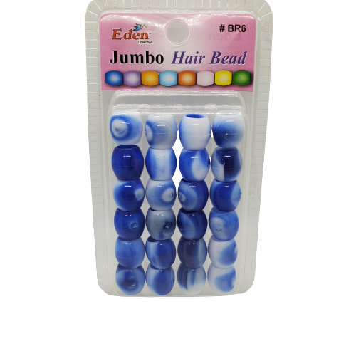 Eden Collection Jumbo Hair Beads-BR6 - Beauty Bar & Supply