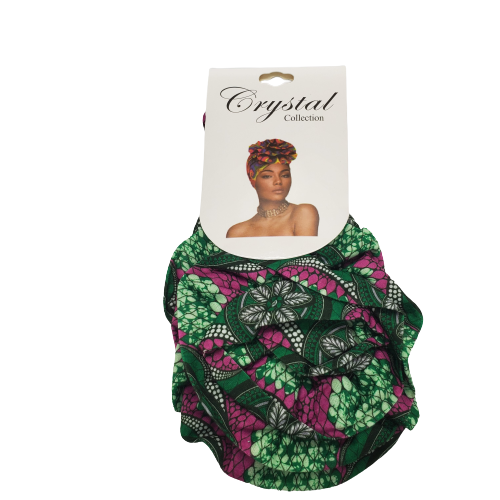 Crystal Collection Head Turban-Flower Print DHN-0425 - Beauty Bar & Supply
