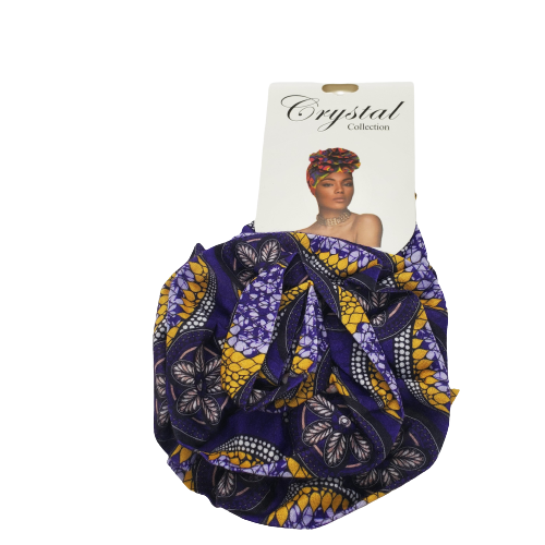 Crystal Collection Head Turban-Flower Print DHN-0425 - Beauty Bar & Supply
