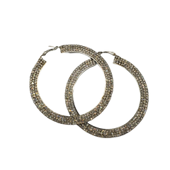 Diva Pincatch Cubic Zirconia Hoop Earrings JFS7833 - Beauty Bar & Supply