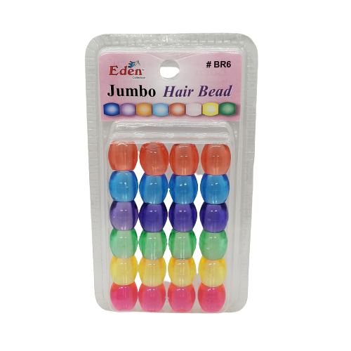 Eden Collection Jumbo Hair Beads-BR6 - Beauty Bar & Supply