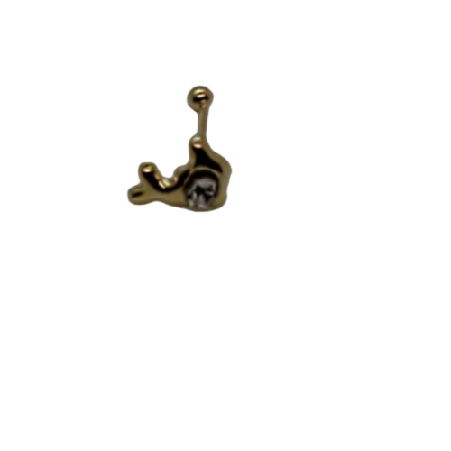 Nose Stud Gold Dolphin-925 - Beauty Bar & Supply