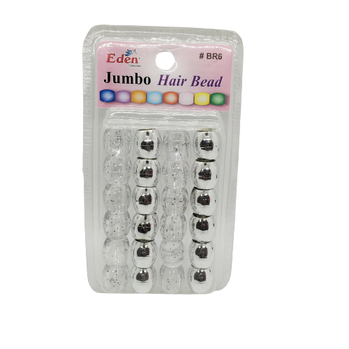 Eden Collection Jumbo Hair Beads-BR6 - Beauty Bar & Supply