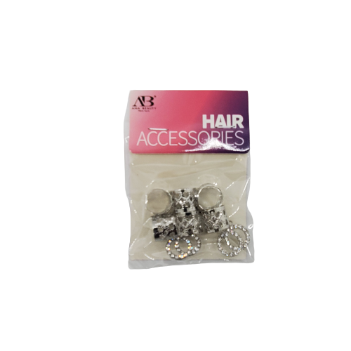 Ana Beauty Filigree Hair Jewelry with Rhinestone Circle for Braid & Locs - Beauty Bar & Supply
