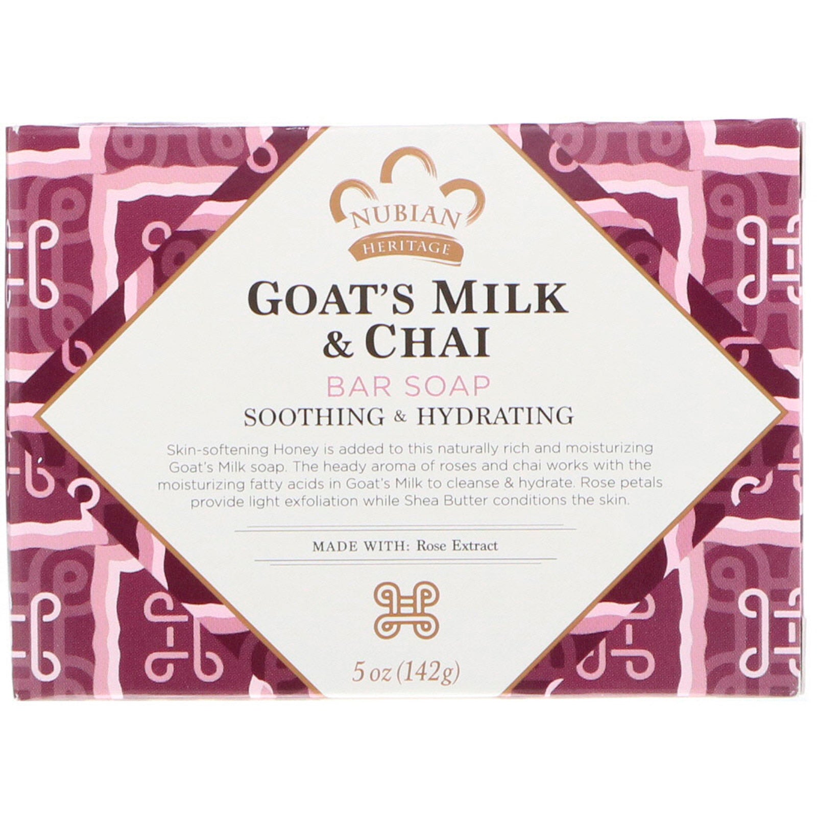 Nubian Heritage Goat&#039;s Milk &amp; Chai Soap - Beauty Bar & Supply