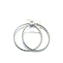 Diva Aluminum Hoop Earring 100S AH2100S - Beauty Bar & Supply