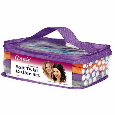 Annie Soft Twist Roller Set 10" Long/42 pieces #1195 - Beauty Bar & Supply
