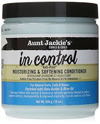 Aunt Jackie&#039;s Curls &amp; Coils In Control Anti-Poof Moisturizing &amp; Softening Conditioner - Beauty Bar & Supply