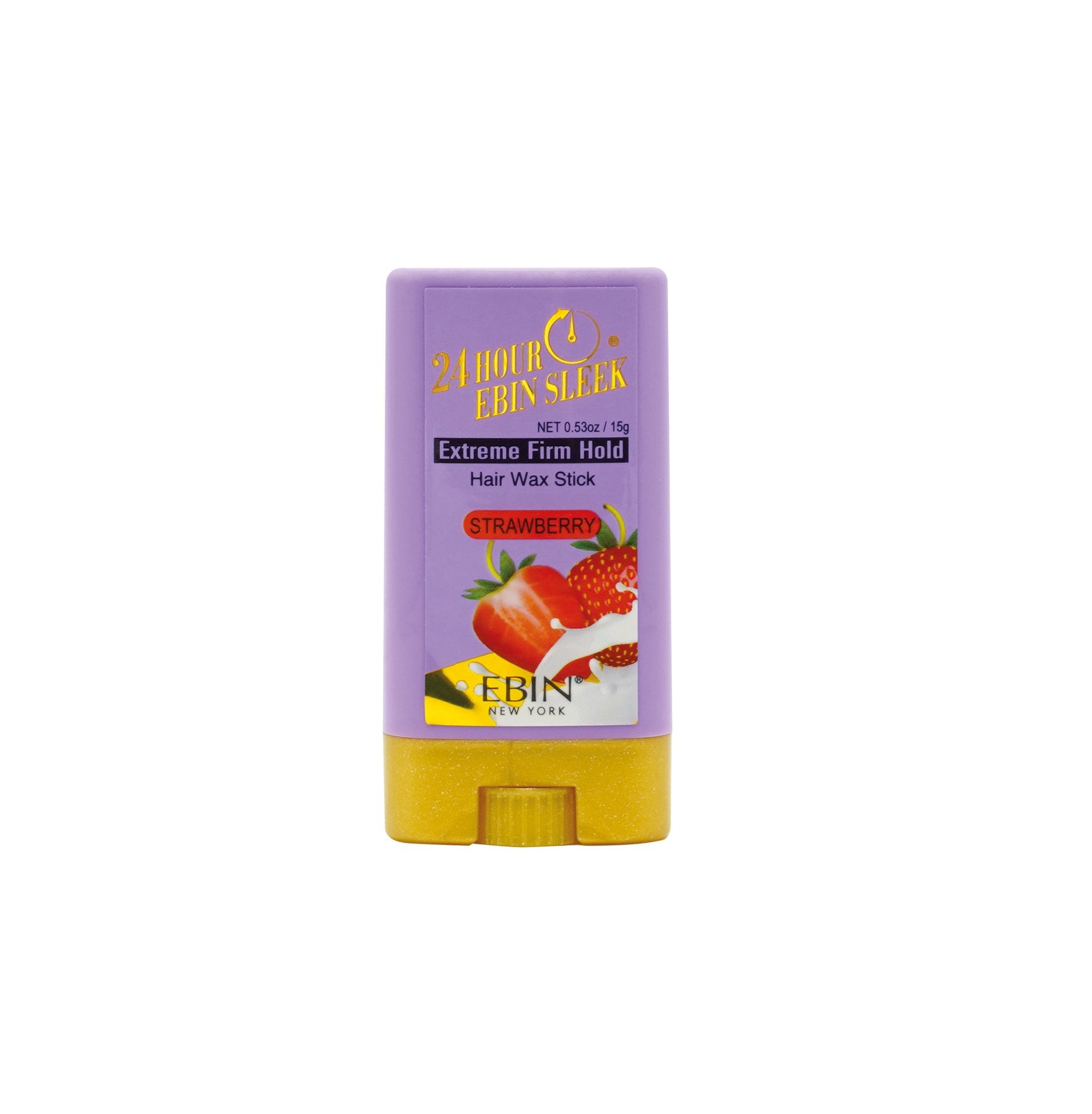 Ebin New York 24Hour Sleek & Go Extreme Firm Hold Wax Stick-Strawberry - Beauty Bar & Supply