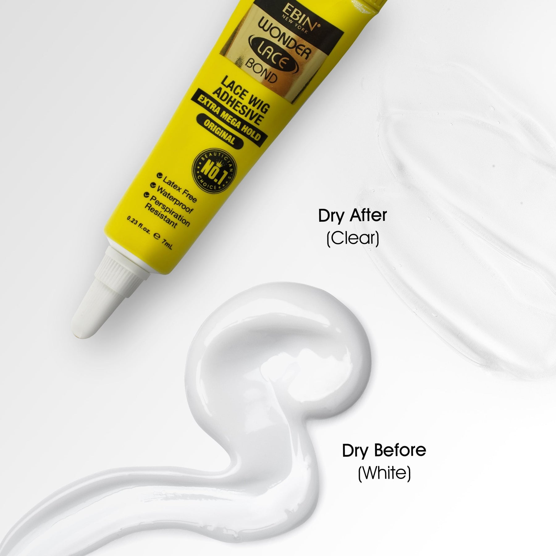Ebin New York Wonder Lace Bond Tube 0.23oz/7ML-Original - Beauty Bar & Supply