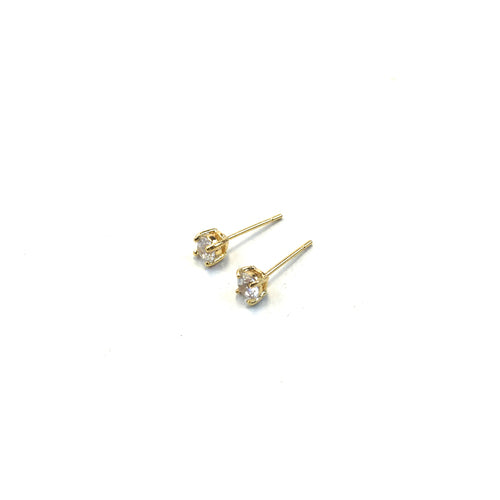 14KT G.F. CZ 4MM GF CZ-4 GF9117 GF14 - Beauty Bar & Supply