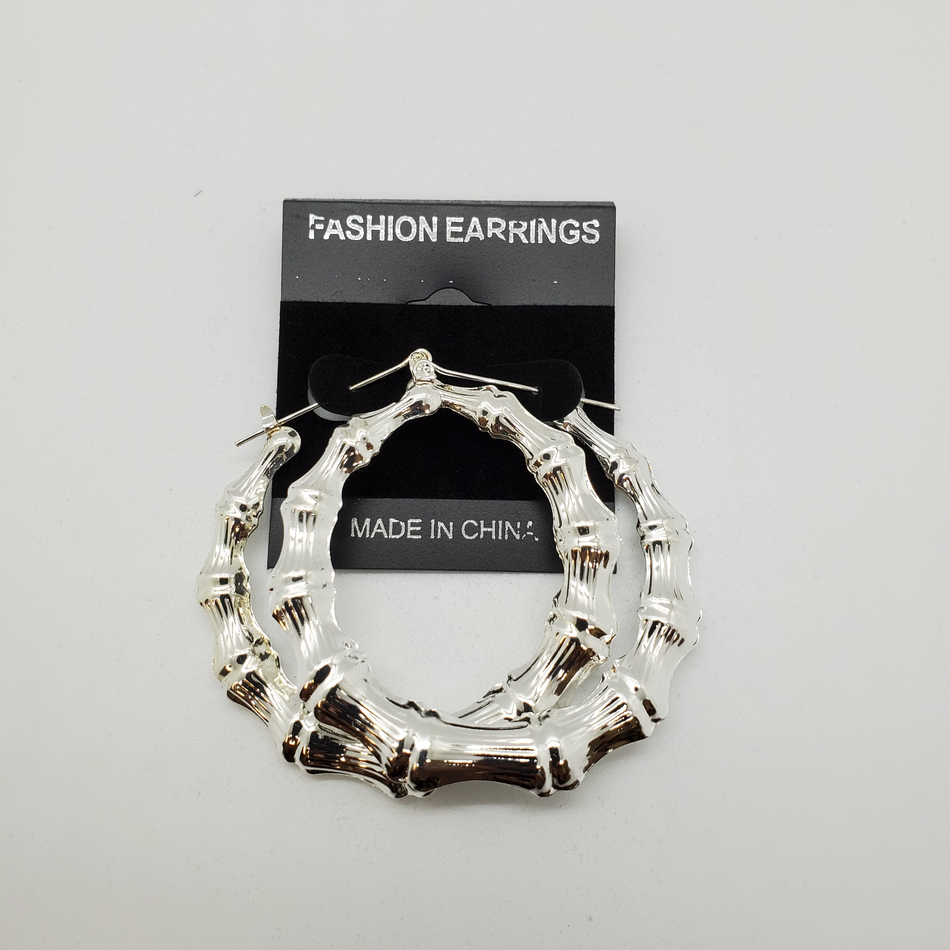 Fashion Earrings 2.0 Round Bamboo - Beauty Bar & Supply