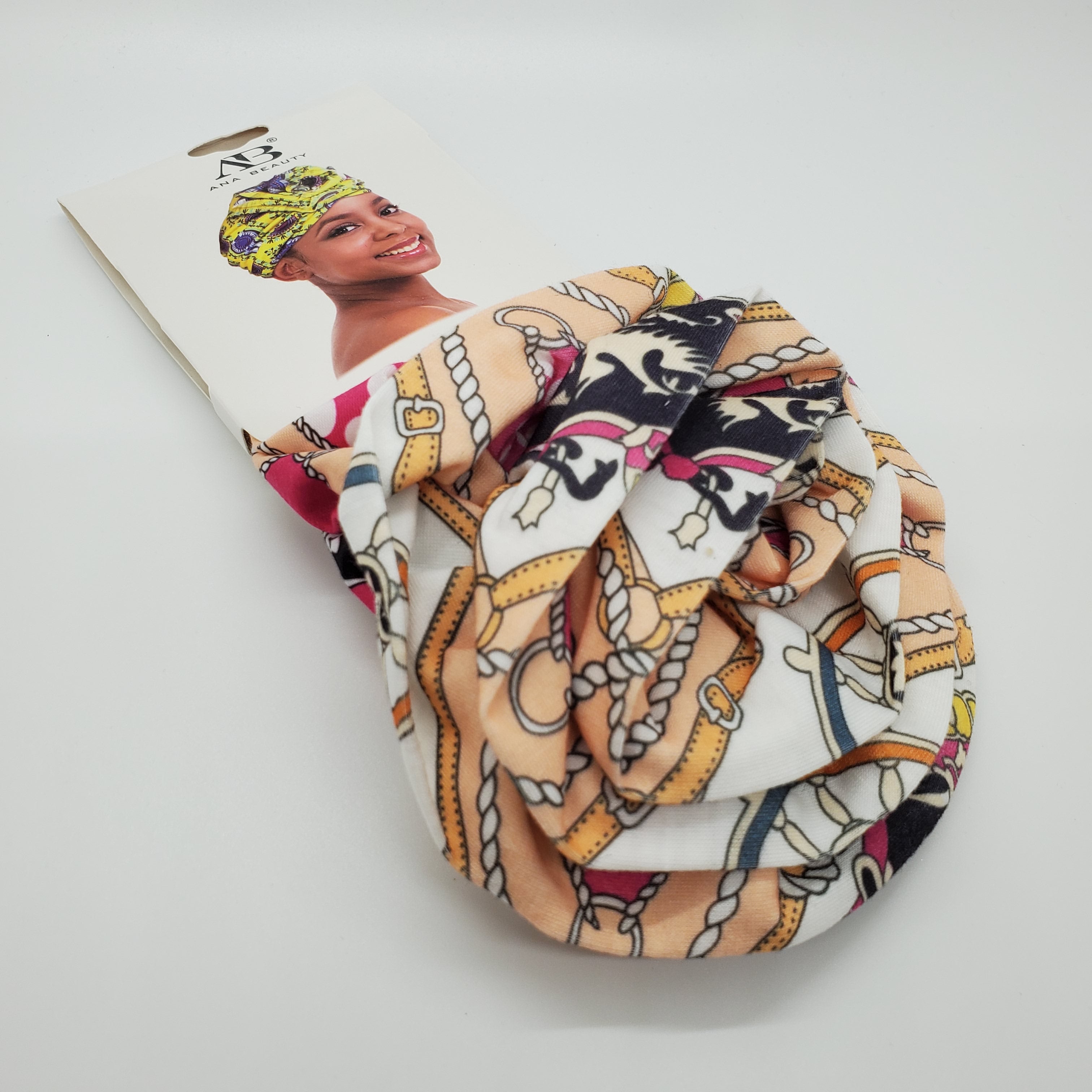 Pastel Collection Nautical Theme Fabric Turban - Beauty Bar & Supply