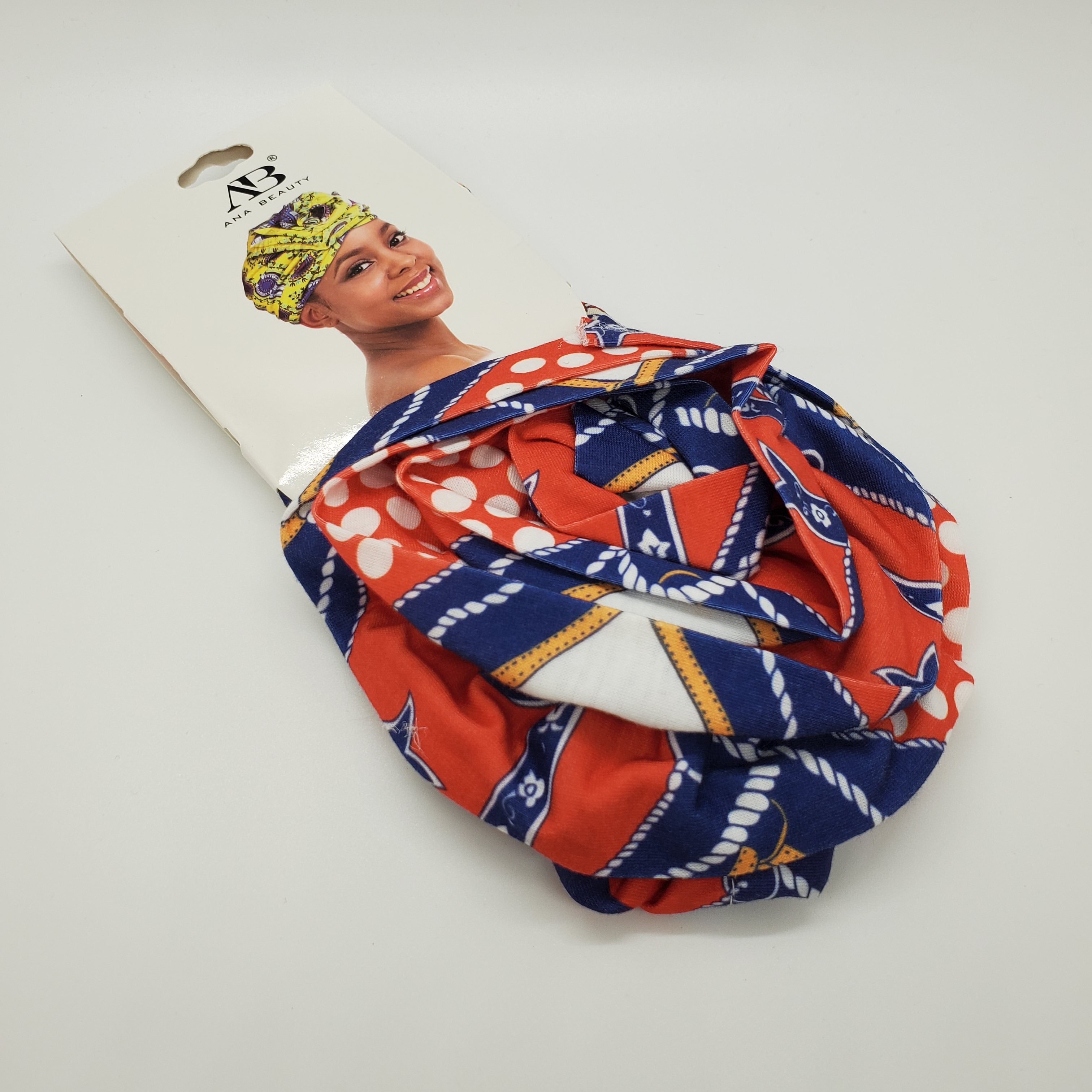 Pastel Collection Nautical Theme Fabric Turban - Beauty Bar & Supply