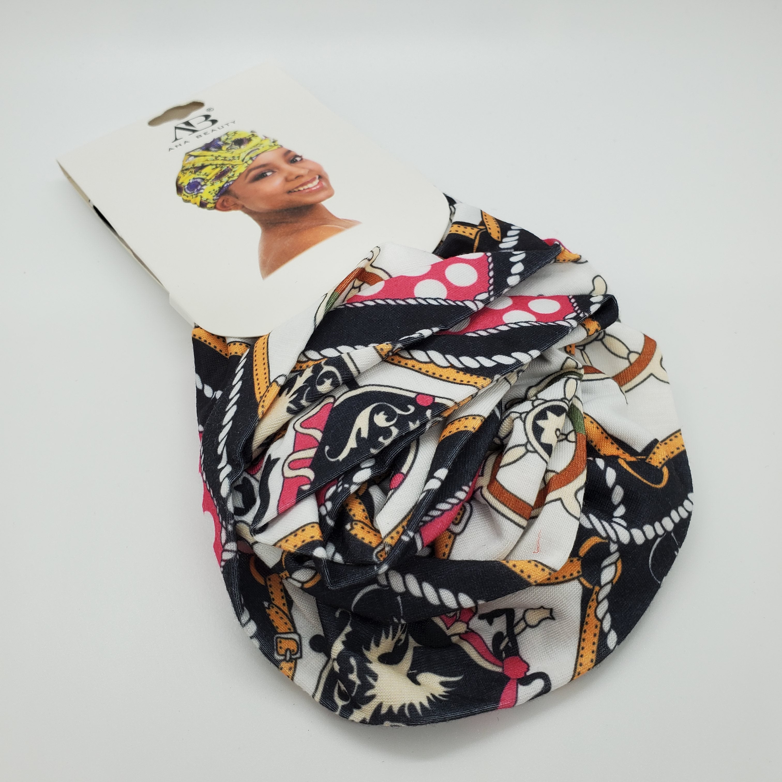 Pastel Collection Nautical Theme Fabric Turban - Beauty Bar & Supply