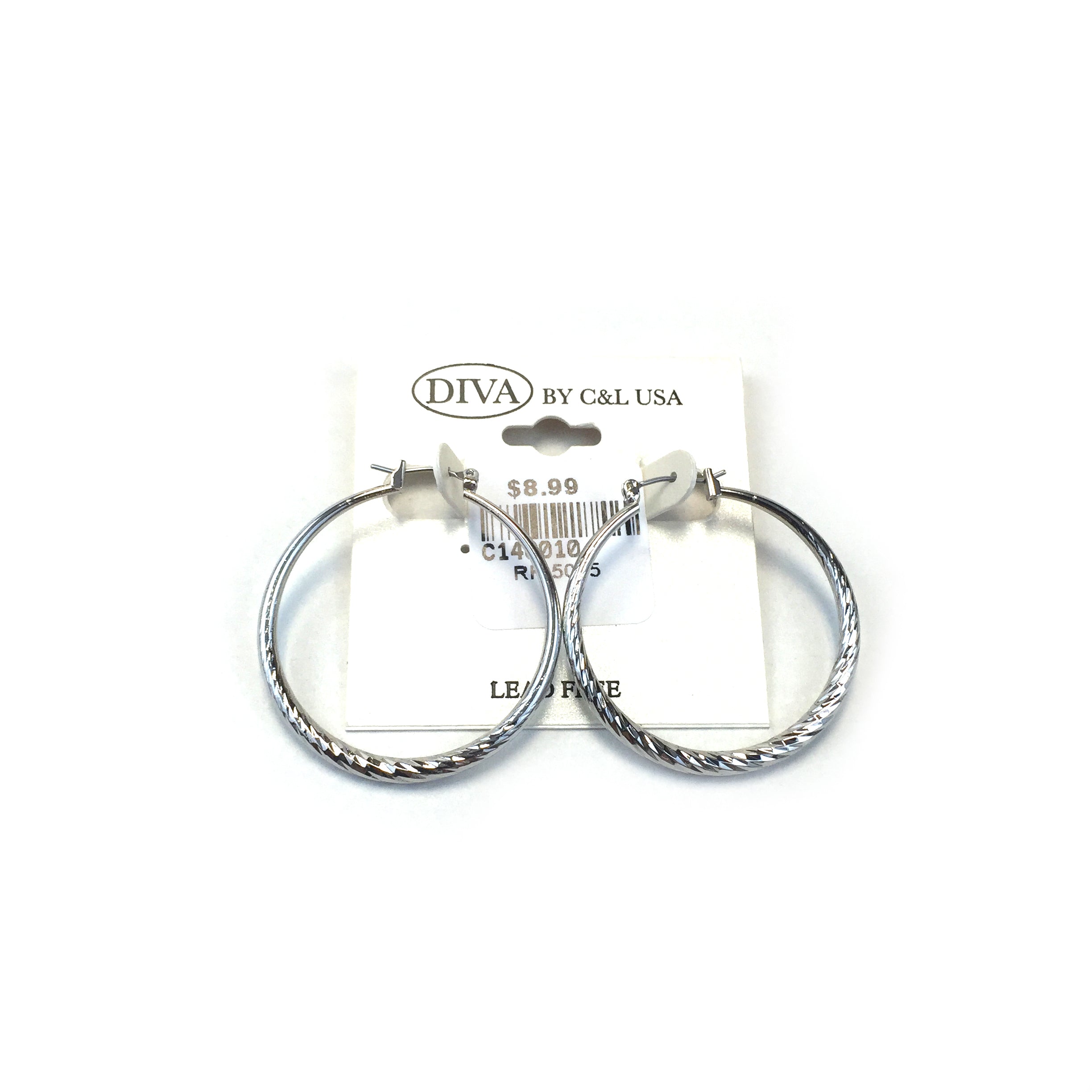 Diva Pincatch Hoops RH 5015 - Beauty Bar & Supply