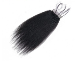 Lx Hair Collection Brazilian Kinky Straight Virgin Human Hair Grade 8 Closure - Beauty Bar & Supply