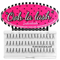 Ooh La Lash Individuals Flare Medium Black - Beauty Bar & Supply