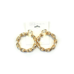 Spanish Brass Hoop Gold SBHG1 - Beauty Bar & Supply