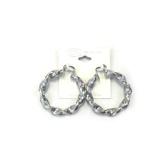 Spanish Brass Hoop Silver SBHS1 - Beauty Bar & Supply