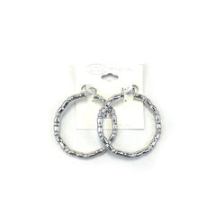 Spanish Brass Hoop Silver SBHS9 - Beauty Bar & Supply