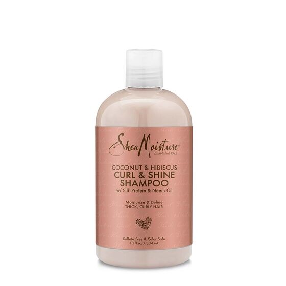 Shea Moisture Coconut & Hibiscus Curl & Shine Shampoo - Beauty Bar & Supply