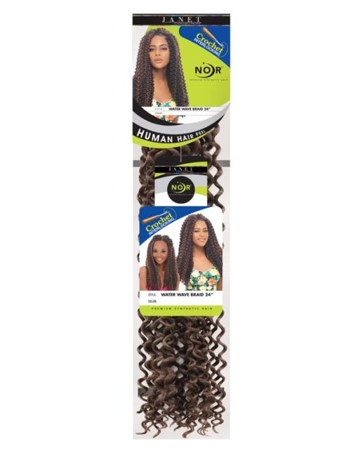 Janet Collection Noir Water Wave 24" - Beauty Bar & Supply