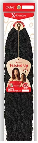 Outre Xpression Crochet Twisted Up Wavy Bomb Twist 12" - Beauty Bar & Supply