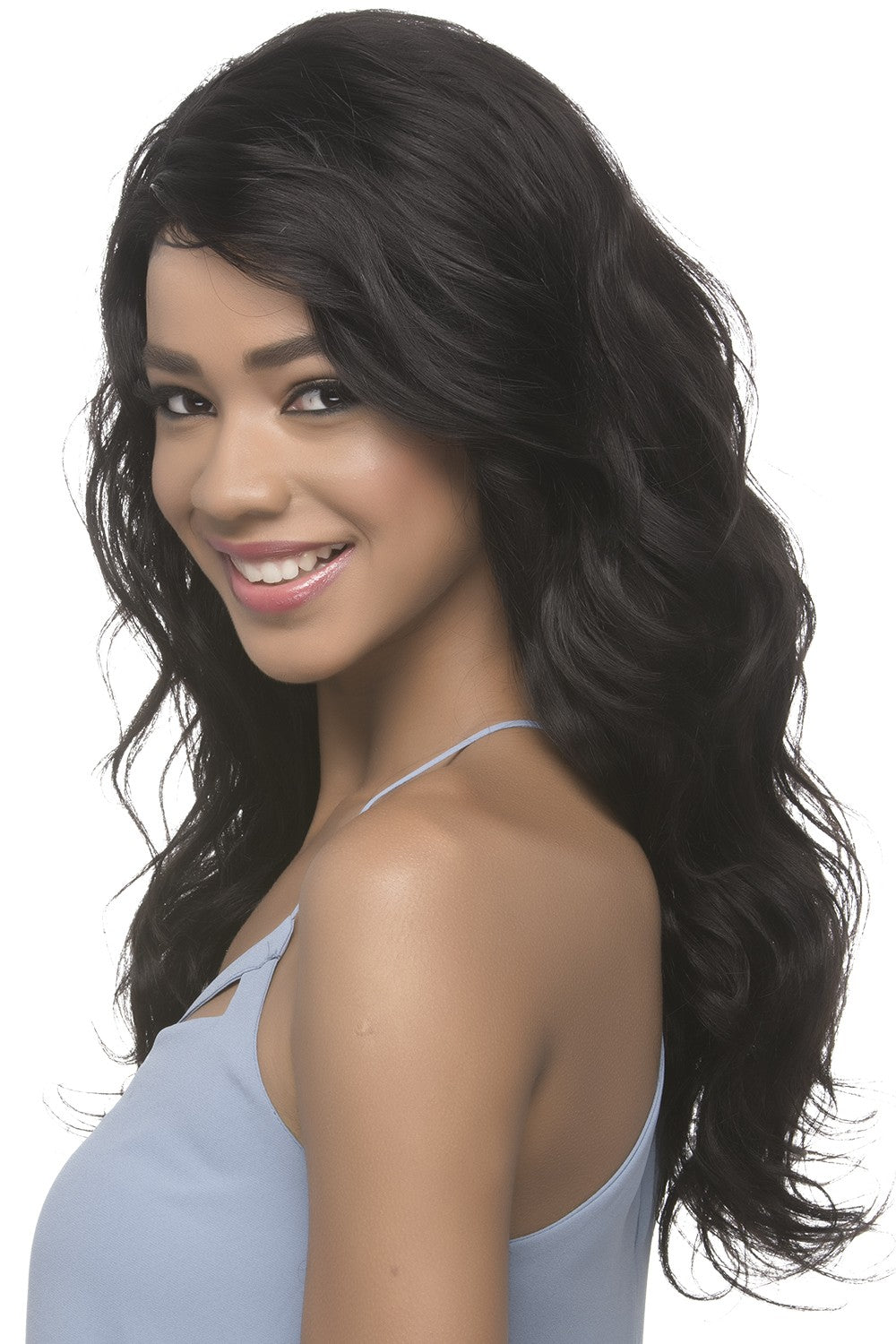 Vivica Fox Bello Human Hair Swiss Full Lace Front Wig-Belluo Natural - Beauty Bar & Supply