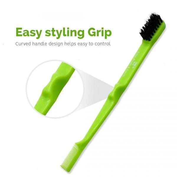 Beauty Town Double Sided Edge Brush & Comb - Beauty Bar & Supply