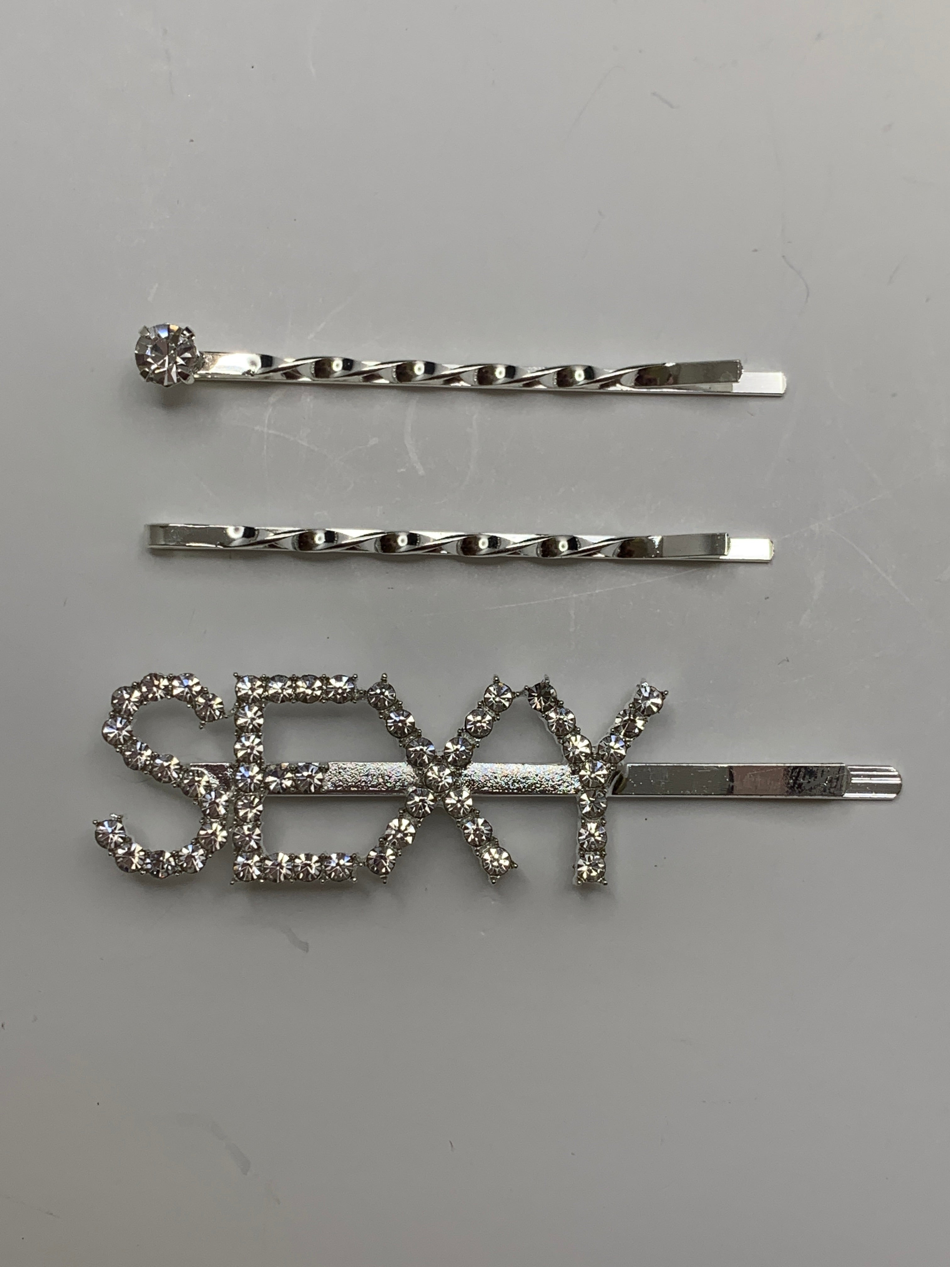Magic Girl Collection Rhinestone Bobby Pin 3PCS-Sexy - Beauty Bar & Supply