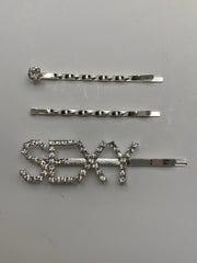 Magic Girl Collection Rhinestone Bobby Pin 3PCS-Sexy - Beauty Bar & Supply