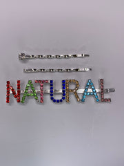 Magic Girl Collection Rhinestone Bobby Pin 3PCS-Natural(Assorted) - Beauty Bar & Supply