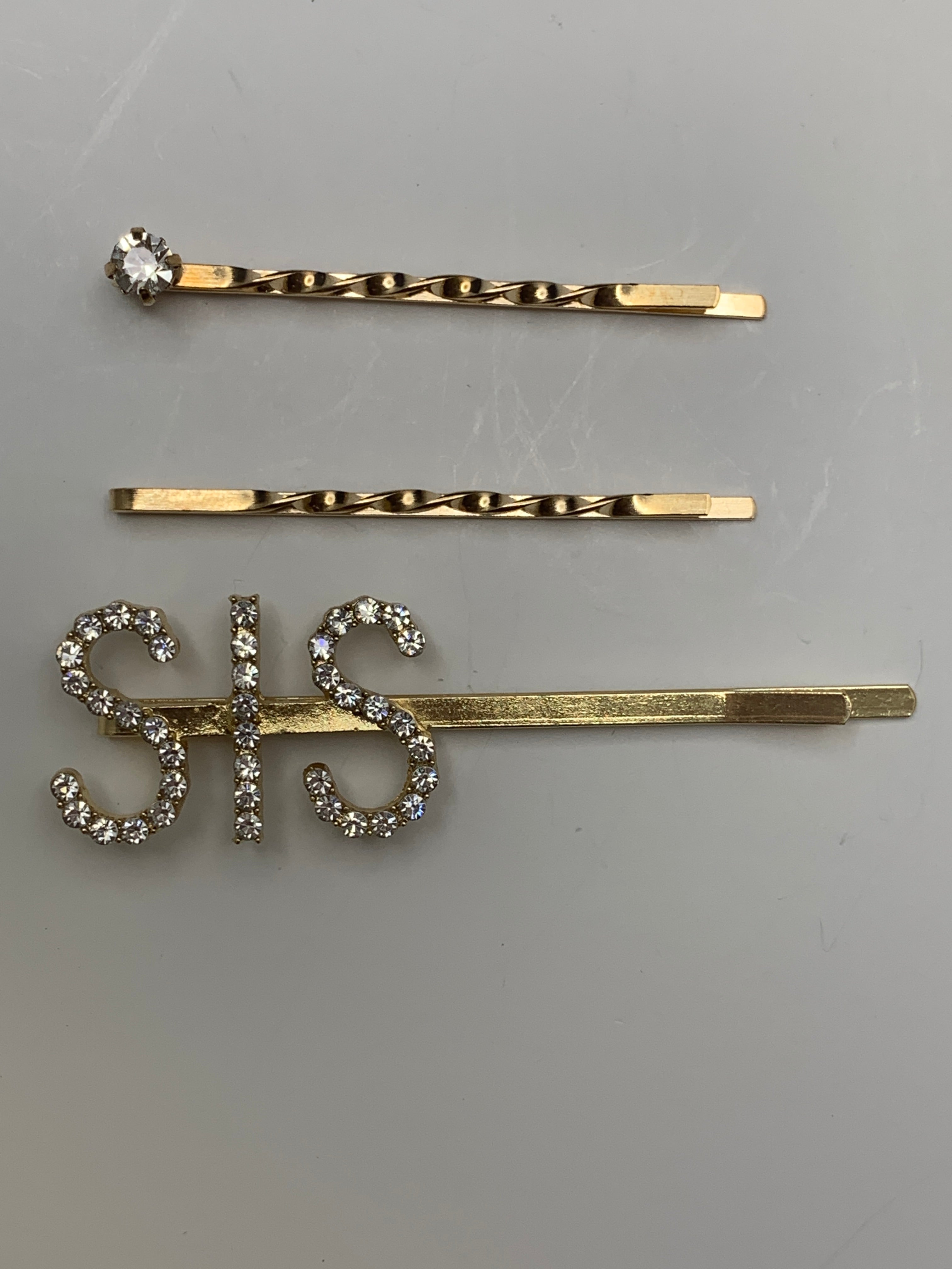 Magic Girl Collection Rhinestone Bobby Pin 3PCS-SIS - Beauty Bar & Supply