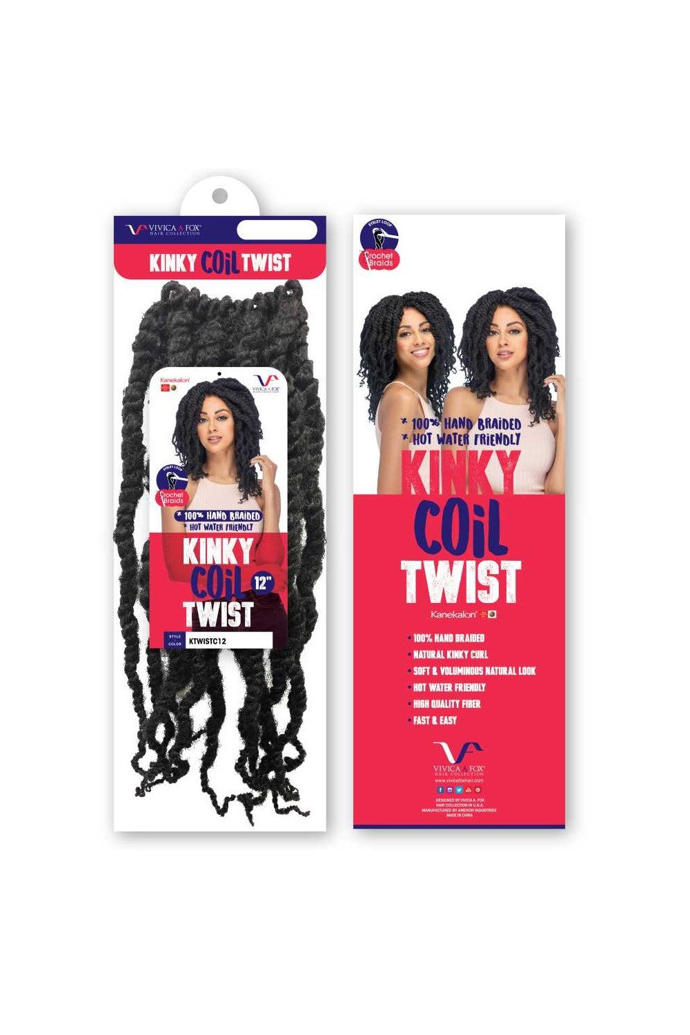 Vivica Fox Synthetic Kinky Coil Twist 12" - Beauty Bar & Supply