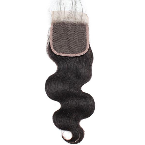 BBS Grade 8 Virgin Human Hair Body Wave Closure 4x4 - Beauty Bar & Supply